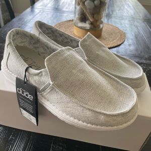 Brand new Womens Hey Dude Misty Chambray Grey Size 8